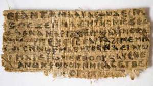 Gospel of Jesus Wife papyrus